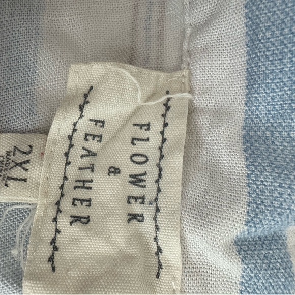 Striped Button-Up Blouse - Picture 2 of 2